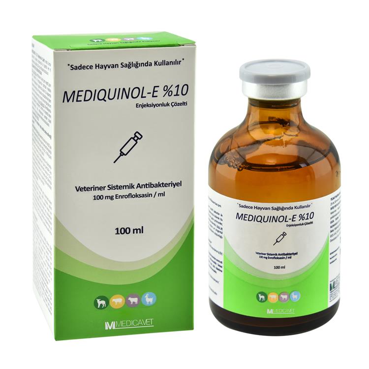 Mediquinol-E %10 Enjeksiyonluk Çözelti